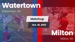 Matchup: Watertown High vs. Milton  2019