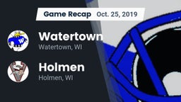 Recap: Watertown  vs. Holmen  2019