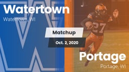 Matchup: Watertown High vs. Portage  2020