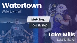 Matchup: Watertown High vs. Lake Mills  2020