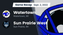 Recap: Watertown  vs. Sun Prairie West  2022