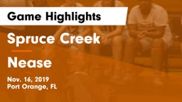 Spruce Creek  vs Nease  Game Highlights - Nov. 16, 2019