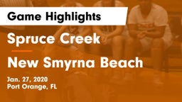 Spruce Creek  vs New Smyrna Beach  Game Highlights - Jan. 27, 2020