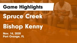 Spruce Creek  vs Bishop Kenny  Game Highlights - Nov. 14, 2020