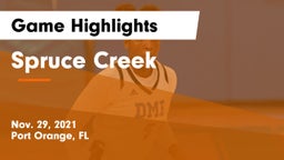 Spruce Creek  Game Highlights - Nov. 29, 2021