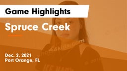Spruce Creek  Game Highlights - Dec. 2, 2021
