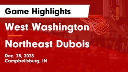 West Washington  vs Northeast Dubois  Game Highlights - Dec. 28, 2023