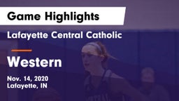 Lafayette Central Catholic  vs Western  Game Highlights - Nov. 14, 2020