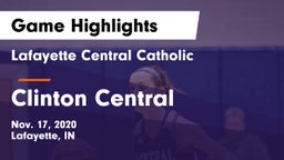 Lafayette Central Catholic  vs Clinton Central  Game Highlights - Nov. 17, 2020