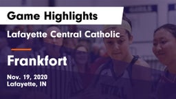 Lafayette Central Catholic  vs Frankfort  Game Highlights - Nov. 19, 2020
