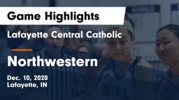 Lafayette Central Catholic  vs Northwestern  Game Highlights - Dec. 10, 2020