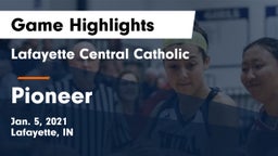 Lafayette Central Catholic  vs Pioneer  Game Highlights - Jan. 5, 2021