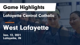 Lafayette Central Catholic  vs West Lafayette  Game Highlights - Jan. 12, 2021