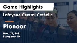 Lafayette Central Catholic  vs Pioneer  Game Highlights - Nov. 23, 2021