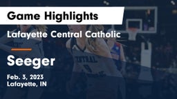 Lafayette Central Catholic  vs Seeger  Game Highlights - Feb. 3, 2023