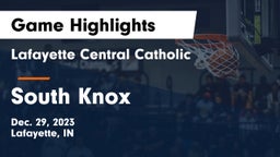 Lafayette Central Catholic  vs South Knox  Game Highlights - Dec. 29, 2023