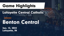 Lafayette Central Catholic  vs Benton Central  Game Highlights - Jan. 13, 2024