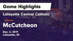 Lafayette Central Catholic  vs McCutcheon  Game Highlights - Dec. 3, 2019
