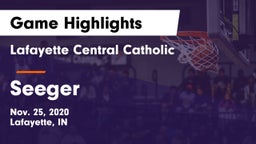 Lafayette Central Catholic  vs Seeger  Game Highlights - Nov. 25, 2020