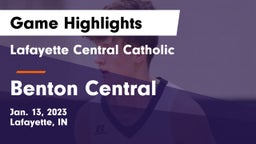 Lafayette Central Catholic  vs Benton Central  Game Highlights - Jan. 13, 2023