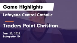 Lafayette Central Catholic  vs Traders Point Christian  Game Highlights - Jan. 20, 2023