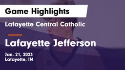 Lafayette Central Catholic  vs Lafayette Jefferson  Game Highlights - Jan. 21, 2023