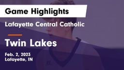 Lafayette Central Catholic  vs Twin Lakes  Game Highlights - Feb. 2, 2023