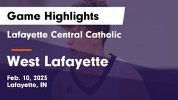 Lafayette Central Catholic  vs West Lafayette  Game Highlights - Feb. 10, 2023