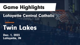 Lafayette Central Catholic  vs Twin Lakes  Game Highlights - Dec. 1, 2023