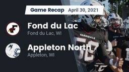 Recap: Fond du Lac  vs. Appleton North  2021
