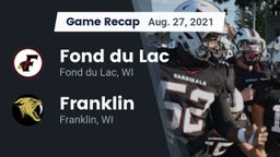 Recap: Fond du Lac  vs. Franklin  2021