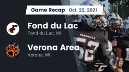 Recap: Fond du Lac  vs. Verona Area  2021