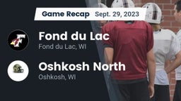 Recap: Fond du Lac  vs. Oshkosh North  2023