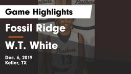 Fossil Ridge  vs W.T. White Game Highlights - Dec. 6, 2019