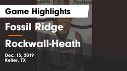 Fossil Ridge  vs Rockwall-Heath  Game Highlights - Dec. 13, 2019