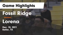 Fossil Ridge  vs Lorena  Game Highlights - Dec. 10, 2021