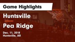 Huntsville  vs Pea Ridge Game Highlights - Dec. 11, 2018