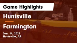 Huntsville  vs Farmington  Game Highlights - Jan. 14, 2022