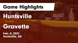 Huntsville  vs Gravette  Game Highlights - Feb. 8, 2022