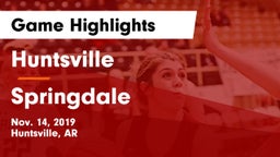 Huntsville  vs Springdale  Game Highlights - Nov. 14, 2019