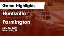 Huntsville  vs Farmington  Game Highlights - Jan. 28, 2020