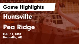 Huntsville  vs Pea Ridge  Game Highlights - Feb. 11, 2020