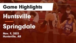 Huntsville  vs Springdale  Game Highlights - Nov. 9, 2023