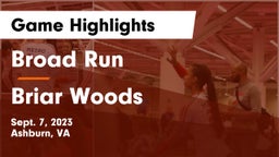 Broad Run  vs Briar Woods  Game Highlights - Sept. 7, 2023