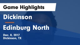 Dickinson  vs Edinburg North  Game Highlights - Dec. 8, 2017