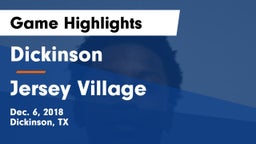 Dickinson  vs Jersey Village  Game Highlights - Dec. 6, 2018