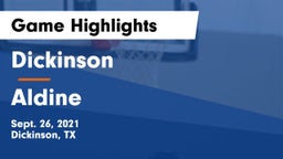 Dickinson  vs Aldine  Game Highlights - Sept. 26, 2021