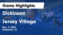 Dickinson  vs Jersey Village  Game Highlights - Dec. 9, 2023