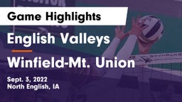 English Valleys  vs Winfield-Mt. Union  Game Highlights - Sept. 3, 2022