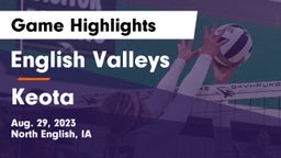 English Valleys  vs Keota Game Highlights - Aug. 29, 2023